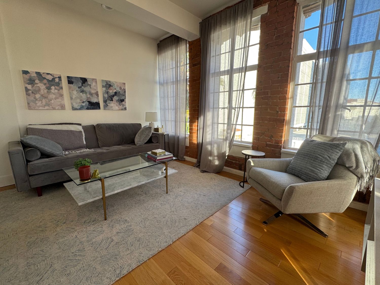 Therapy office seating area in Santa Monica