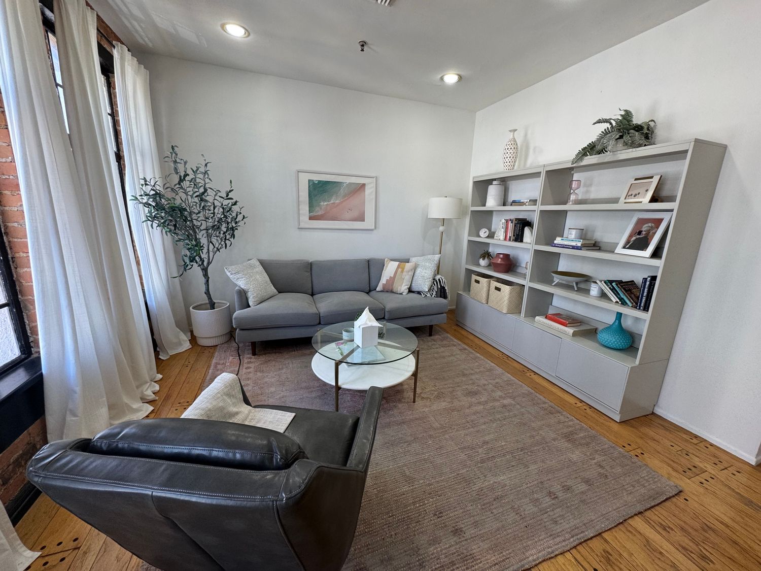 Private counseling space